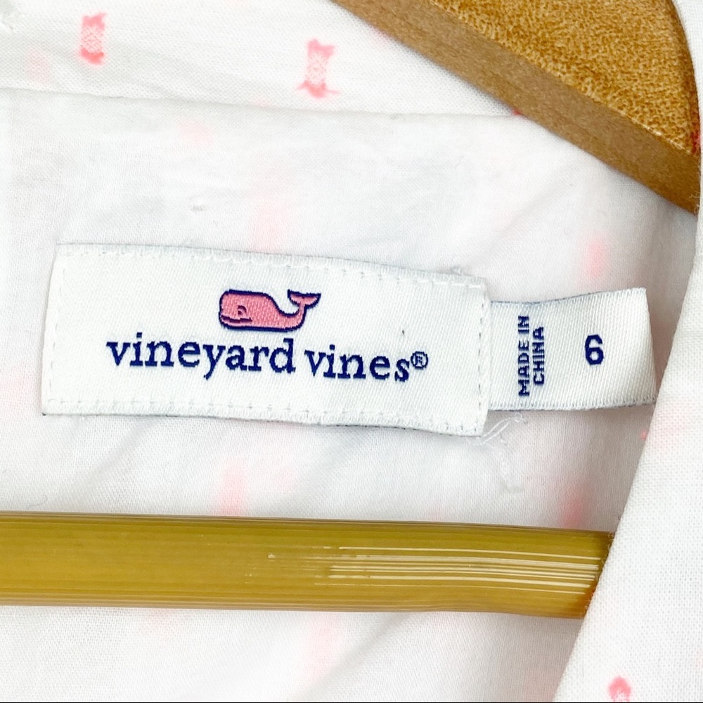 Vineyard Vines White and Pink Sleeveless Top - Picture 7 of 13